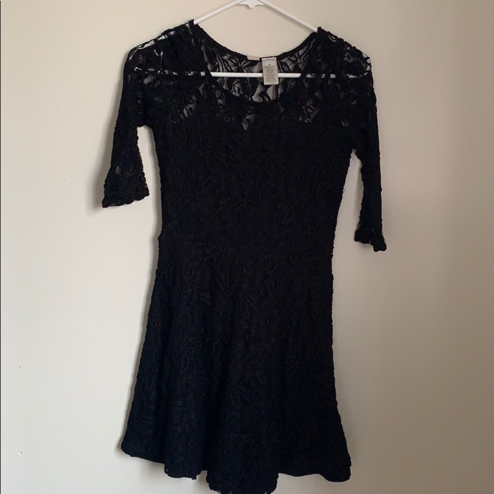 Lacy Black Dress